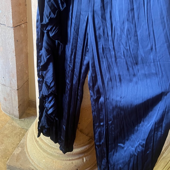 NWT Zara jumpsuit size S blue - Picture 6 of 9